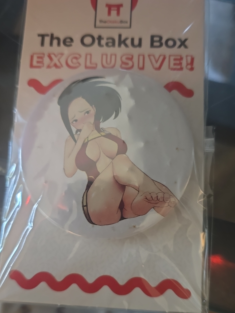 My Hero Academia Momo Button Pin